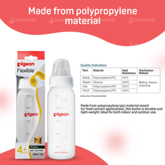 Pigeon Flexible 4+ Months White 240Ml Feeding Bottle 1