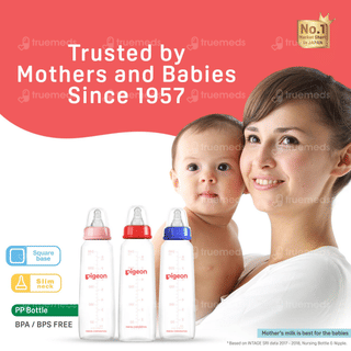 Pigeon Flexible 4+ Months White 240Ml Feeding Bottle 1