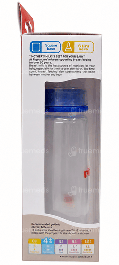 Pigeon Flexible 4+ Months Blue 200ml Feeding Bottle 1