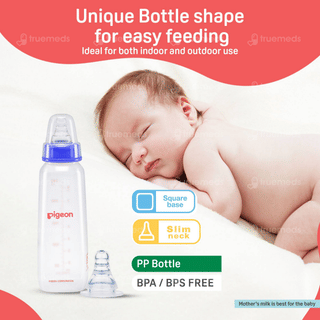 Pigeon Flexible 4+ Months Blue 200ml Feeding Bottle 1
