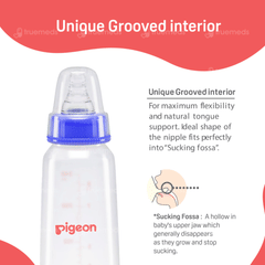 Pigeon Flexible 4+ Months Blue 200ml Feeding Bottle 1