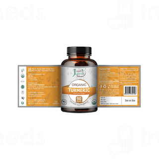 Just Jaivik Organic Turmeric Caplet 90