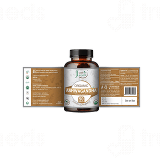 Just Jaivik Organic Ashwagandha Caplet 90