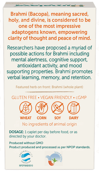 Himalaya Organic Bacopa Brahmi Caplets 60
