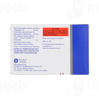 Pregalin D 50/20 Capsule 10