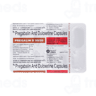 Pregalin D 50/20 Capsule 10