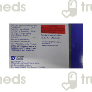 Pregaba D 75/30 Capsule 10