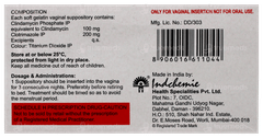 3 Nite Vaginal Suppositories 3 3 Nite Vaginal Suppositories 3