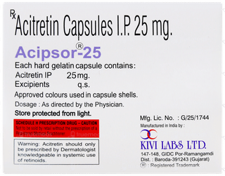Acipsor 25 Capsule 10