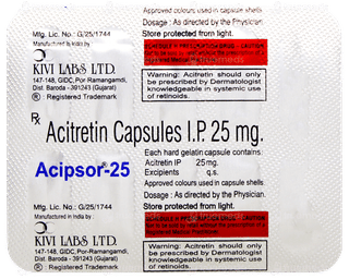 Acipsor 25 Capsule 10