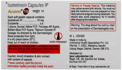Acutret 10 Capsule 10 Acutret 10 Capsule 10