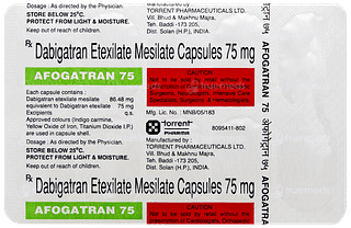 Afogatran 75 Capsule 10