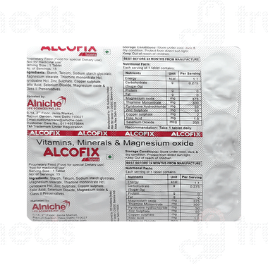 Alcofix Injectionn Alcofix Tablet 15 - Uses, Side Effects, Dosage, Price | Truemeds