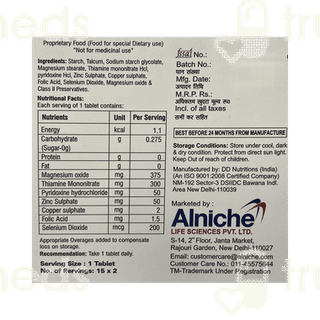 Alcofix Tablet 15