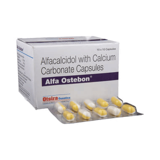 Alfa Ostebon 200 Mg/0.25mcg Capsule 10