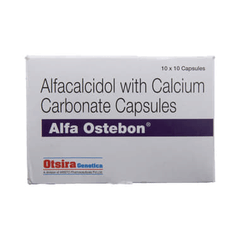 Alfa Ostebon 200 Mg/0.25mcg Capsule 10