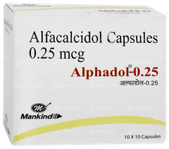 Alphadol 0.25 Capsule 10