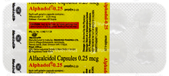 Alphadol 0.25 Capsule 10