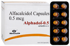 Alphadol 0.5 Capsule 10