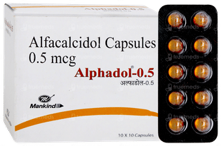 Alphadol 0.5 Capsule 10