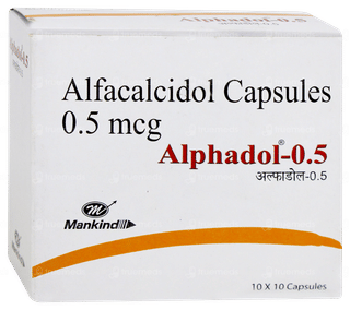 Alphadol 0.5 Capsule 10