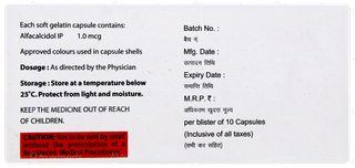 Alphadol 1 Capsule 10