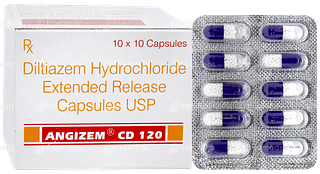 Angizem Cd 120 Capsule 10