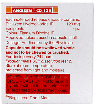 Angizem Cd 120 Capsule 10