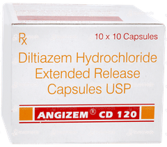 Angizem Cd 120 Capsule 10
