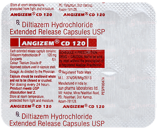 Angizem Cd 120 Capsule 10