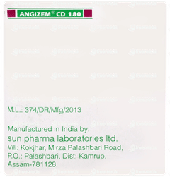 Angizem Cd 180 Capsule 10