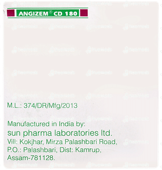 Angizem Cd 180 Capsule 10