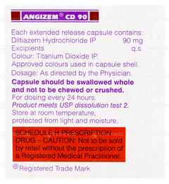 Angizem Cd 90 Capsule 10