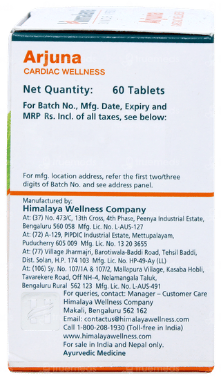 Himalaya Arjuna Tablet 60