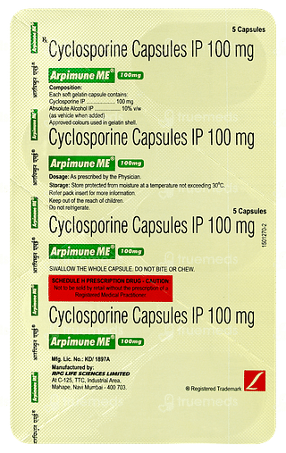 Arpimune Me 100mg Capsule 5