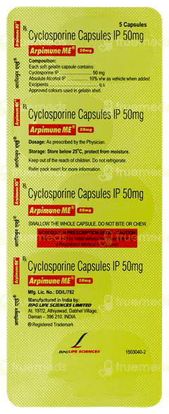 Arpimune Me 50mg Capsule 5 Arpimune Me 50mg Capsule 5