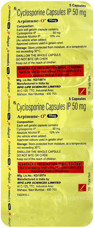 Arpimune O 50Mg Capsule 5