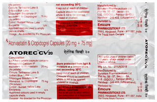 Atorec Cv 20 Capsule 10