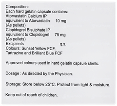 Atorfit Cv 10 Capsule 15