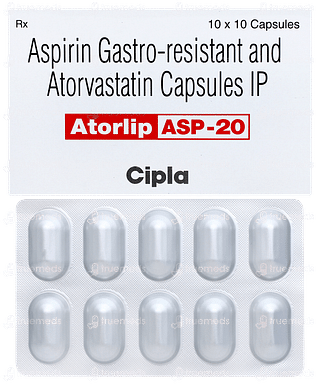 Atorlip Asp 20 Capsule 10