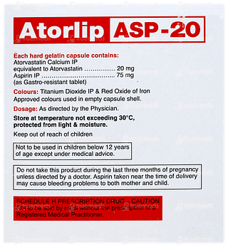 Atorlip Asp 20 Capsule 10