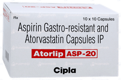 Atorlip Asp 20 Capsule 10 Atorlip Asp 20 Capsule 10