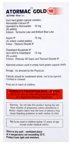 Atormac Gold 10 Capsule 15