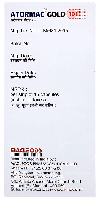 Atormac Gold 10 Capsule 15