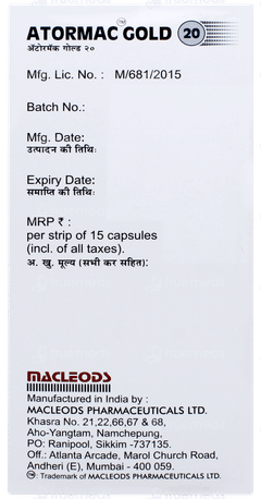 Atormac Gold 20 Capsule 15