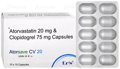 Atorsave Cv 20 Capsule 10