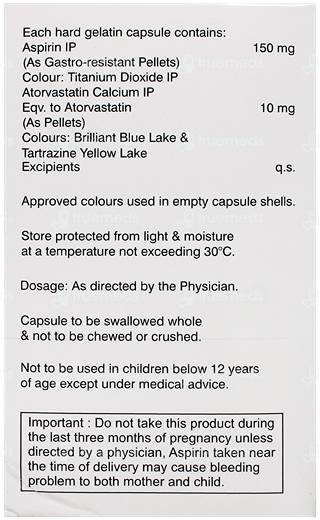 Atorva Asp 150 Capsule 10