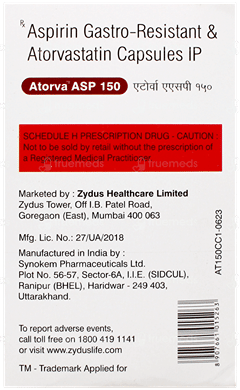 Atorva Asp 150 Capsule 10 Atorva Asp 150 Capsule 10