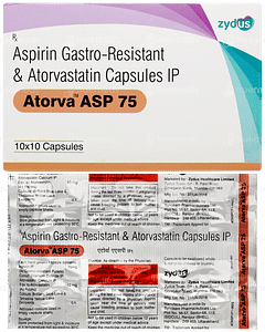 Atorva Asp 75 Capsule 10