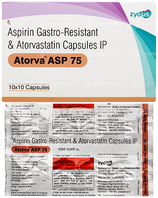 Atorva Asp 75 Capsule 10